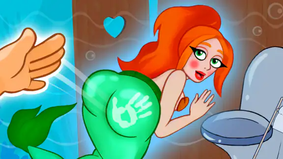 Neptune vs Mermaid: Fish Prank