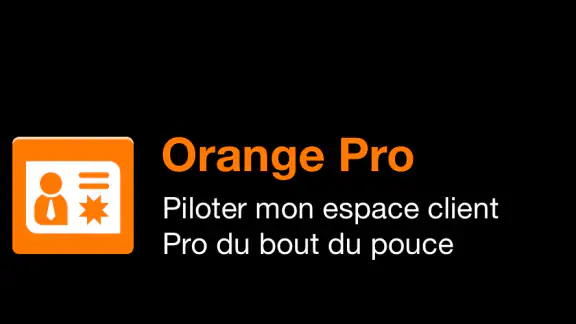 Orange Pro, espace client pro
