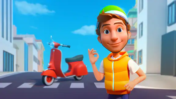 Paper Boy Race: jeux de course