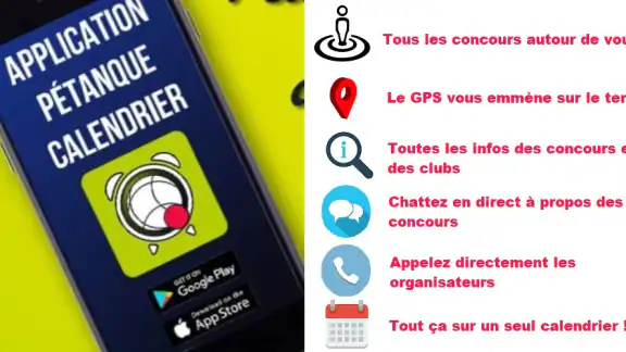 Pétanque Calendriers Concours