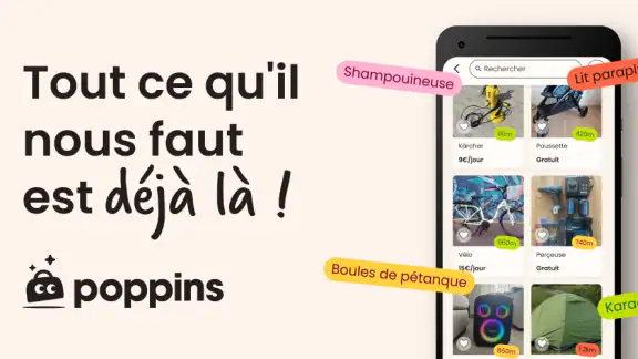 Poppins - Location d'objets