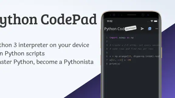 Python Coding Editor & IDE App
