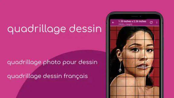 quadrillage photo pour dessin