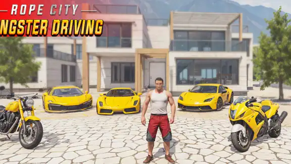 Rope City Gangster Open World