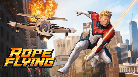 Rope Flying Hero Prime