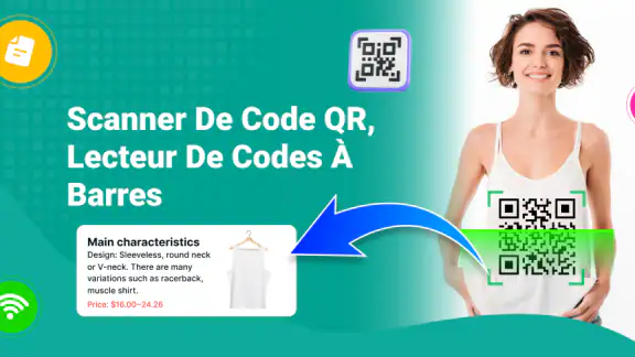 Scanner QR, Tous Codes-Barres