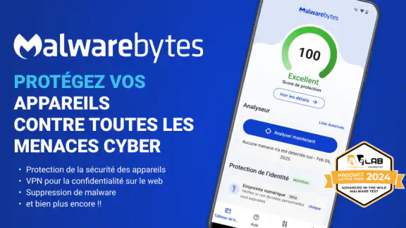 Sécurité mobile Malwarebytes