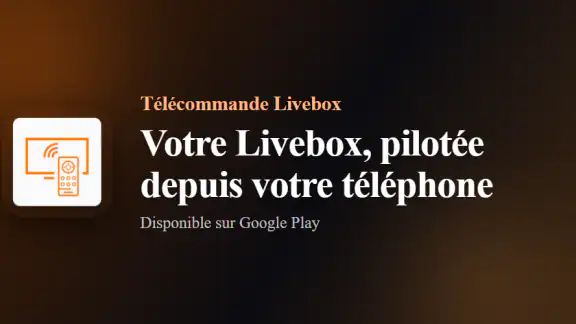 Télécommande pour Livebox