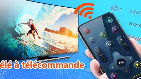 Télécommande pour téléviseur