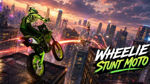 Wheelie Stunt Moto 3D
