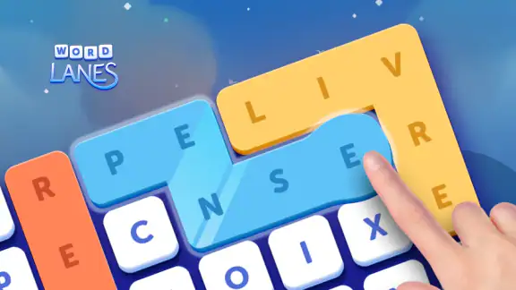 Word Lanes : Des grilles zen