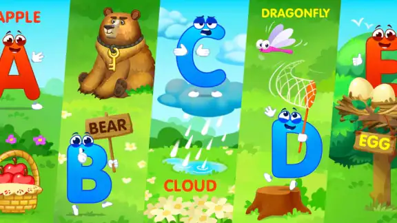 ABC kids! Alphabet, letters