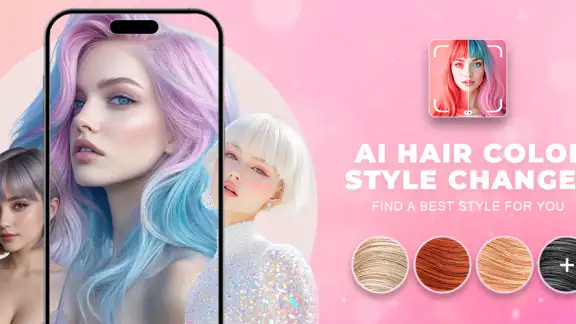 AI Hair Color Style Art Change