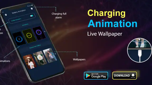 Animated Battery Charger Theme