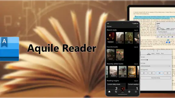 Aquile Reader - eBook EPUB PDF