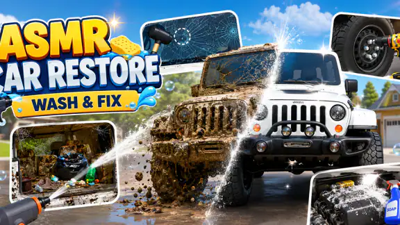 ASMR Car Restore: Wash & Fix