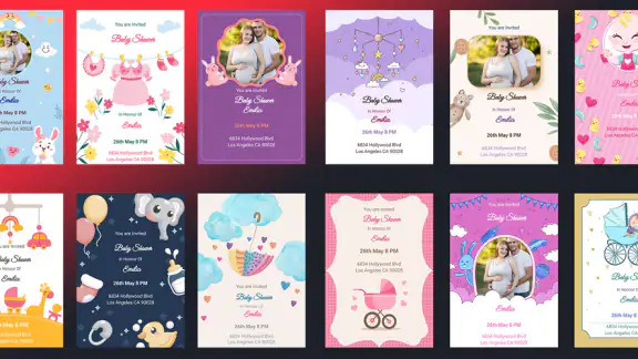 Baby Shower Invitation Card