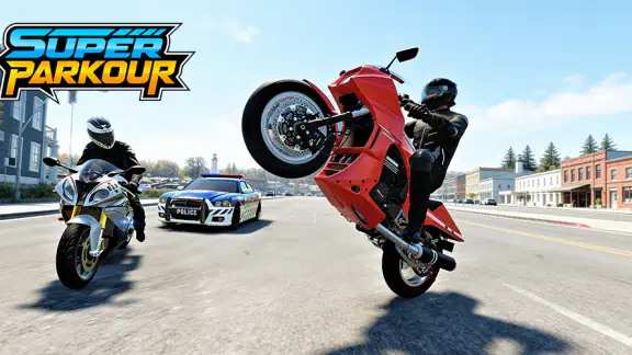 Bike Wheelie: Super Parkour