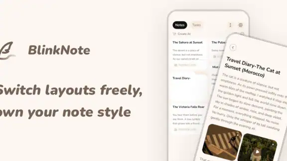 BlinkNote-Diverse layouts
