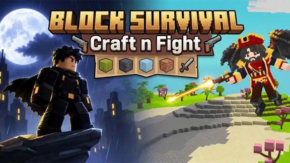 Block Survival: Craft n Fight