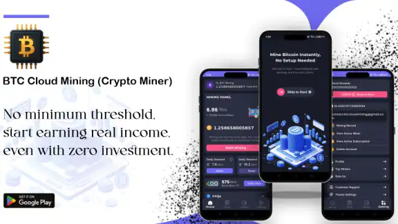 BTC Cloud Mining(Crypto Miner)