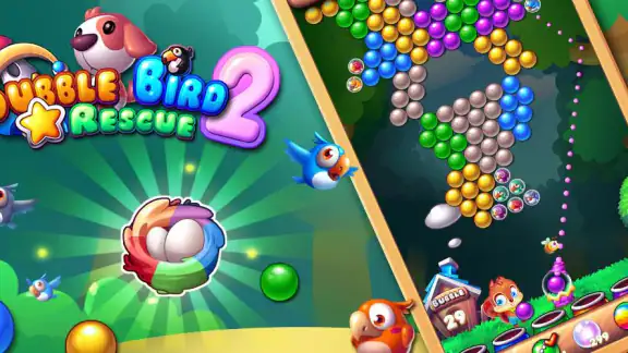 Bubble Bird Rescue 2 - Shoot!