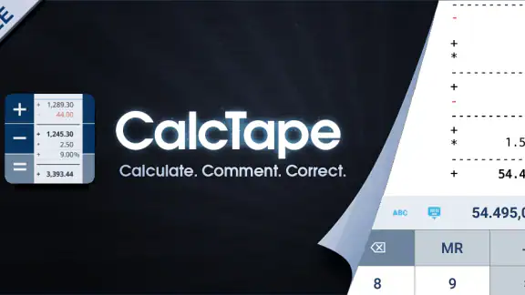 CalcTape Calculator with Tape
