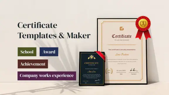 Certificate Templates & Maker