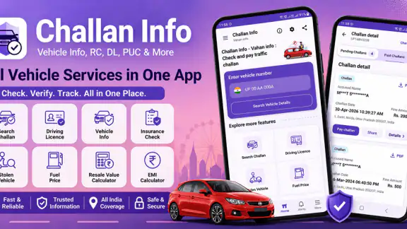 Challan Info - Vehicle Info