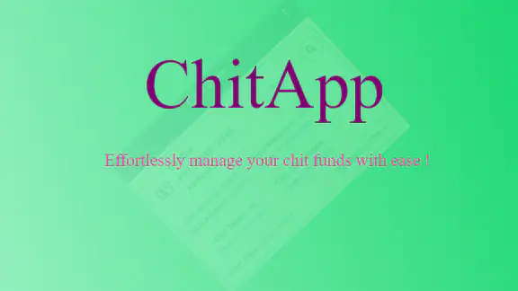 Chit App