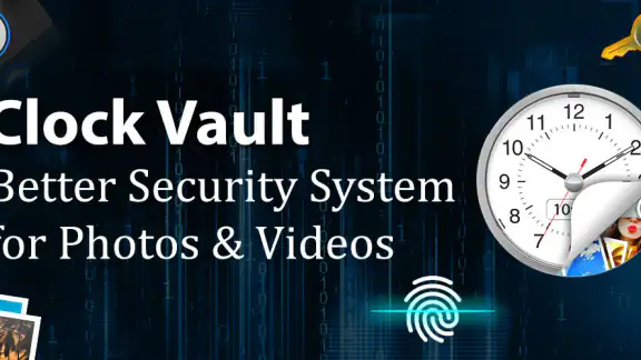 Clock Vault-Hide Photos,Videos