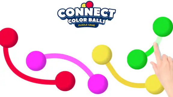 Connect Color Ball Puzzle Game