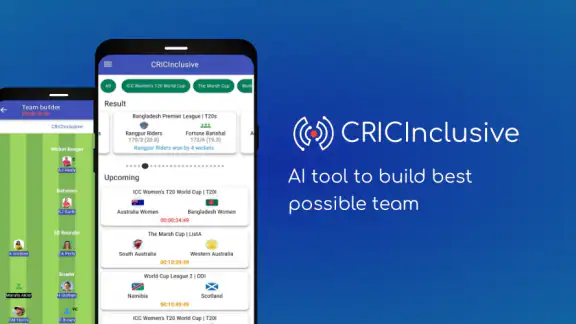 CricInclusive: Fantasy teams