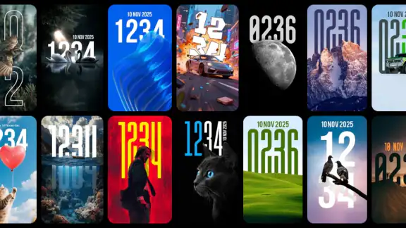 Depth Wallpapers & Live Clock