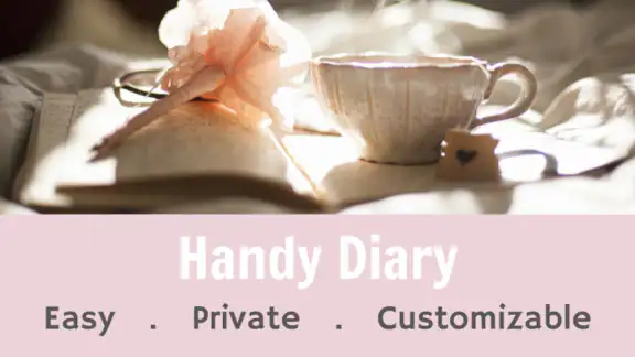 Diary with lock password