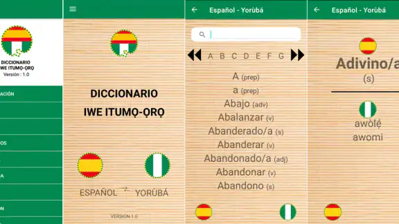 Diccionario Español Yorùbá