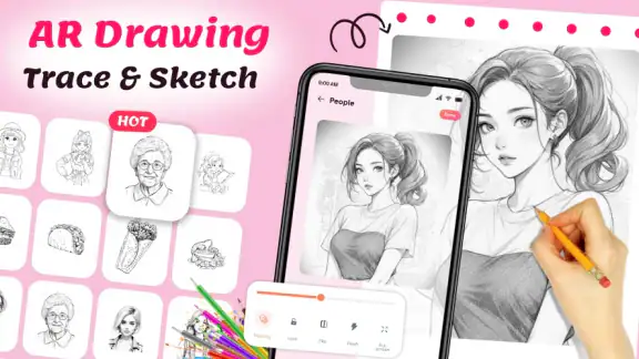 Drawing Trace: Sketch & Draw