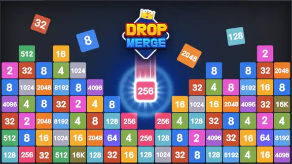 Drop Merge : Number Puzzle