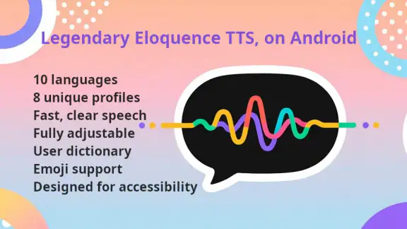 Eloquence TTS टेक्स्ट टू स्पीच