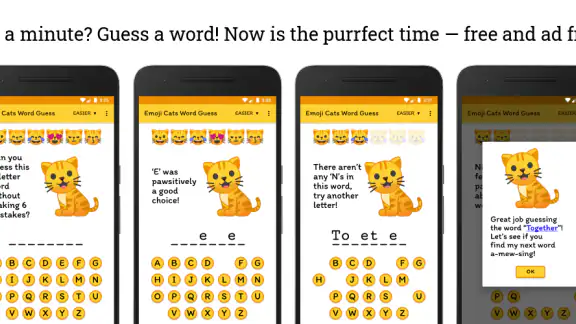 Emoji Cats Word Guess