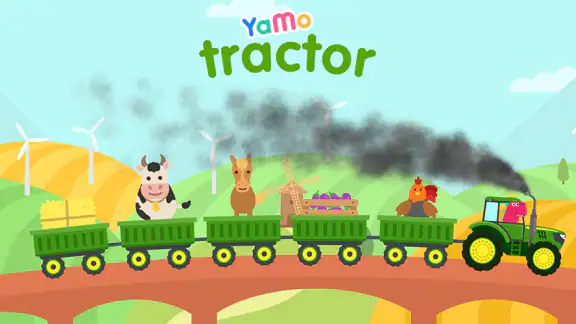 Farm Train - Kids Tractor Game