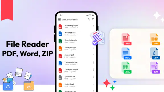 File Reader - PDF, Word, ZIP