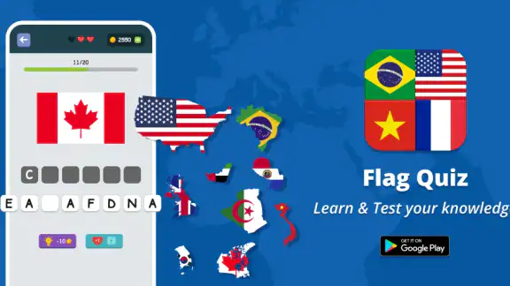 Flags of Countries: Quiz Game