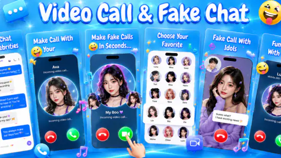 Funny Video Call - Fake Chat