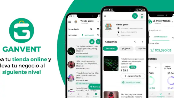 Ganvent Crea tu tienda online
