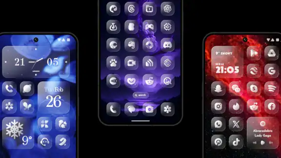 Glass Icons