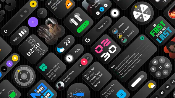 Glass Widgets