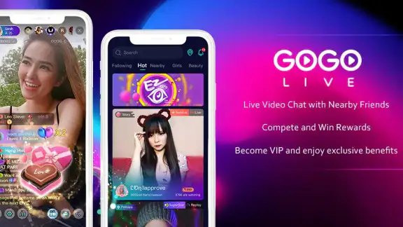 GOGO LIVE Streaming Video Chat