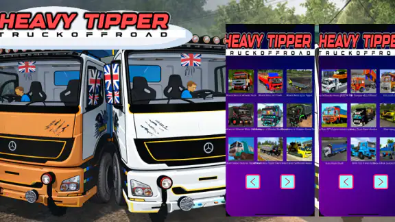 Heavy Tipper Truck Offroad