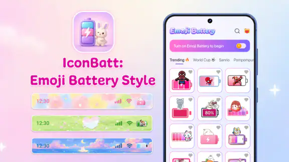 IconBatt: Emoji Battery Style